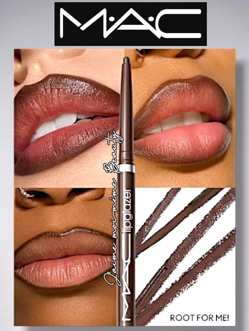 MAC Cosmetics Lipglazer Lip Liner Pencil — Root For Me (Brown)